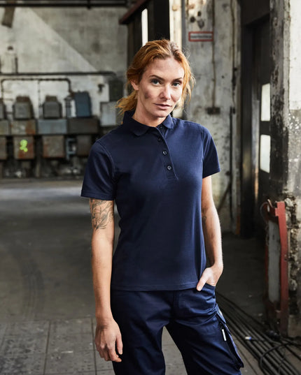 Damen BIO Workwear Polo Kontrast