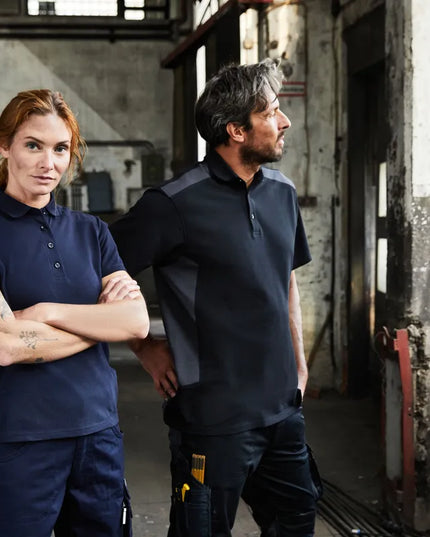 Damen BIO Workwear Polo Kontrast