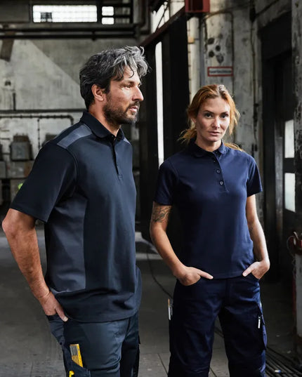 Herren BIO Workwear Polo Kontrast