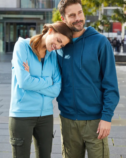 Damen Basic Kapuzen-Sweatjacke