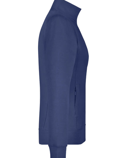 Damen  Hochwertige Sweatjacke mit Stehkragen