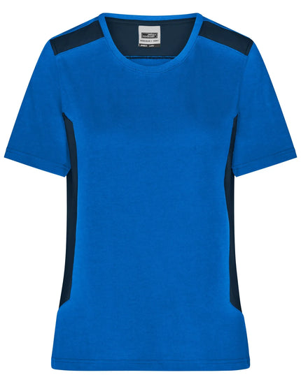 Damen BIO Workwear T-Shirt Kontrast