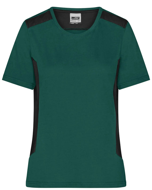 Damen BIO Workwear T-Shirt Kontrast