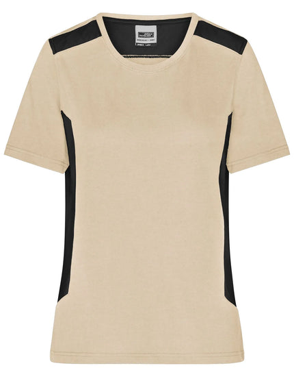Damen BIO Workwear T-Shirt Kontrast