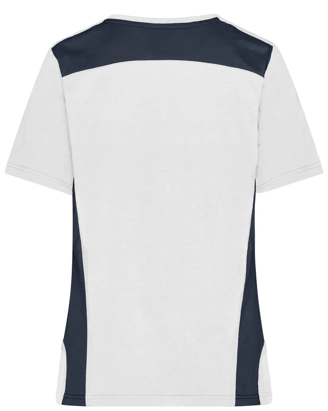 Damen BIO Workwear T-Shirt Kontrast