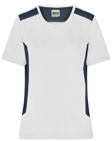 Damen BIO Workwear T-Shirt Kontrast