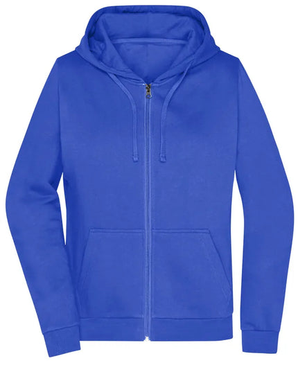 Damen Basic Kapuzen-Sweatjacke