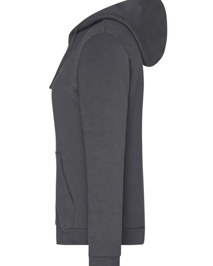 Damen Basic Kapuzen-Sweatjacke
