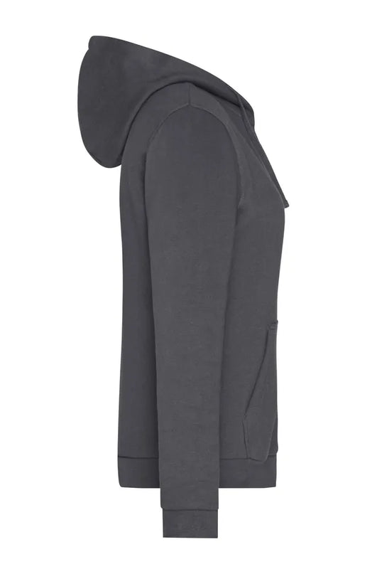 Damen Basic Kapuzen-Sweatjacke