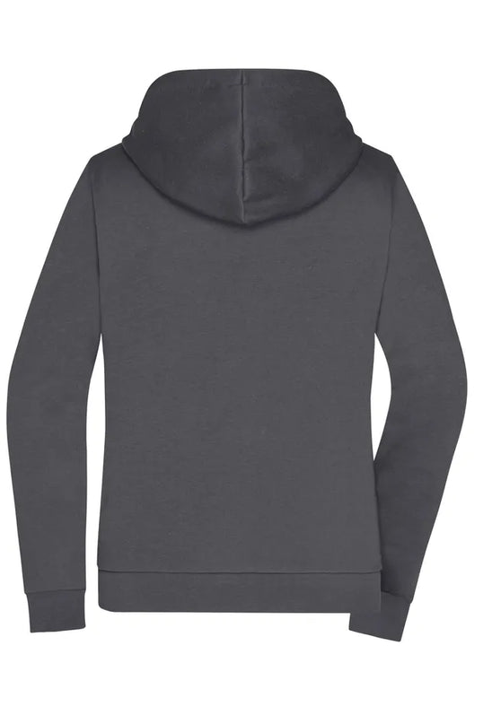 Damen Basic Kapuzen-Sweatjacke