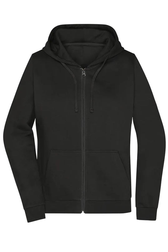 Damen Basic Kapuzen-Sweatjacke