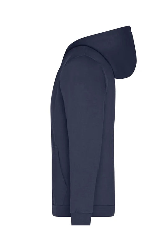 Herren Basic Kapuzen-Sweatjacke
