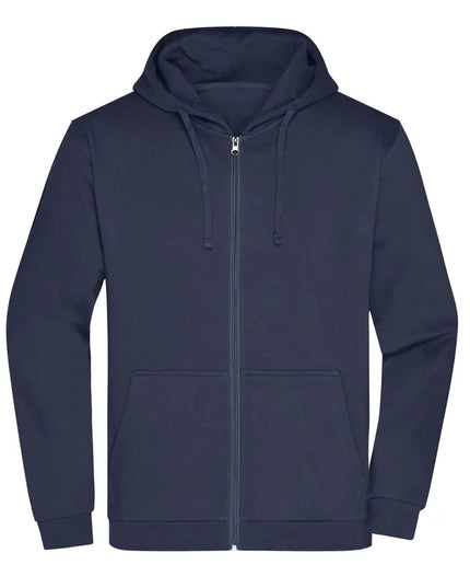Herren Basic Kapuzen-Sweatjacke