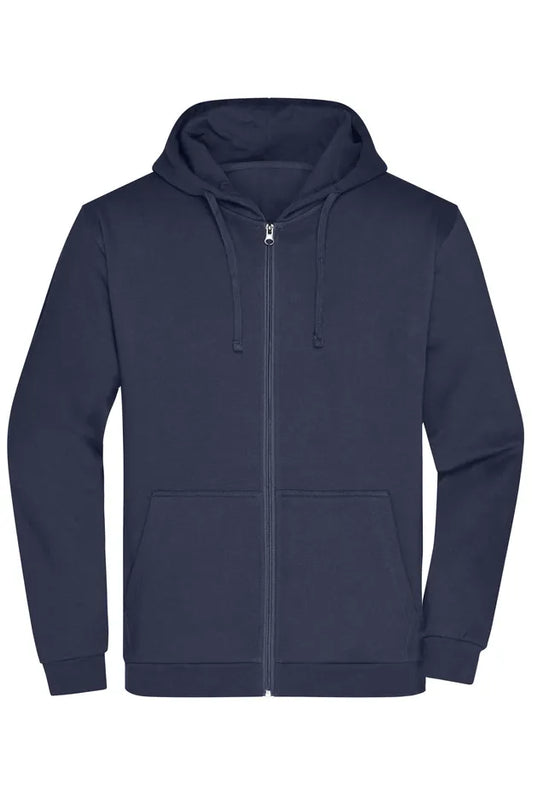 Herren Basic Kapuzen-Sweatjacke