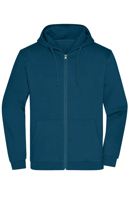 Herren Basic Kapuzen-Sweatjacke