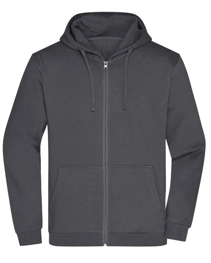 Herren Basic Kapuzen-Sweatjacke