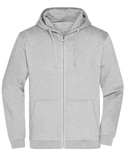 Herren Basic Kapuzen-Sweatjacke