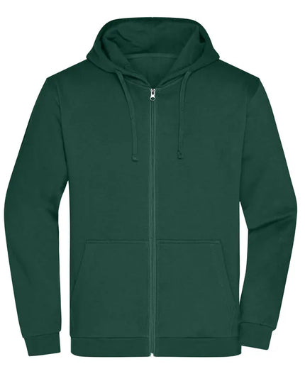 Herren Basic Kapuzen-Sweatjacke