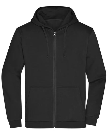 Herren Basic Kapuzen-Sweatjacke
