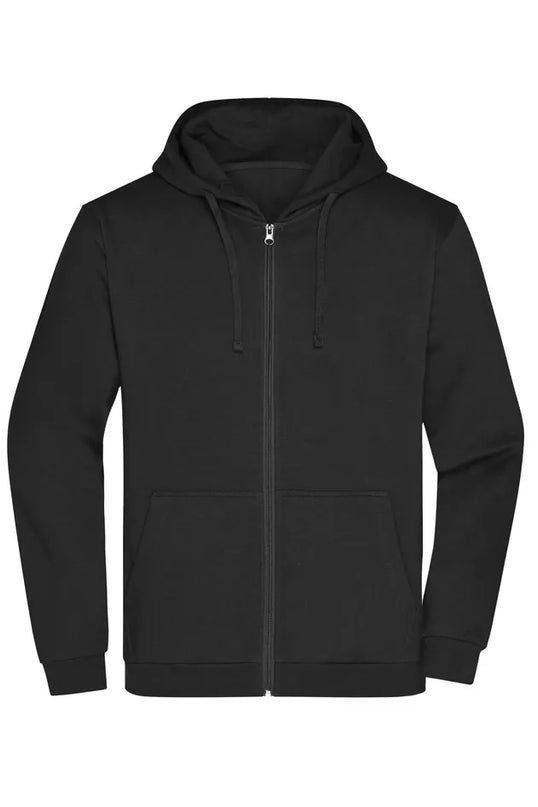 Herren Basic Kapuzen-Sweatjacke